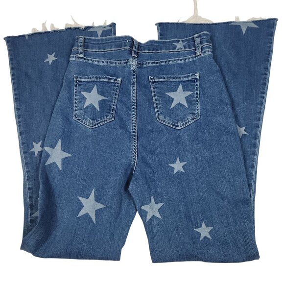 Written in the Stars Flared High Waist Denim Jeans Nasty Gal Women Size 6 - Picture 9 of 11